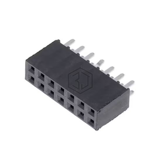 SSW-107-01-S-D-LL - Samtec Inc. - Rectangular Connectors - Headers, Receptacles, Female Sockets