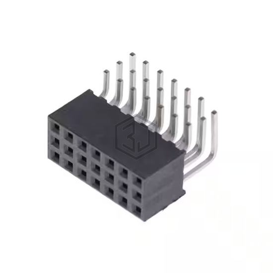 SQT-107-01-L-T-RA - Samtec Inc. - Rectangular Connectors - Headers, Receptacles, Female Sockets