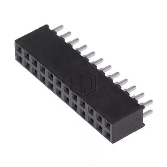 SQT-112-01-S-D - Samtec Inc. - Rectangular Connectors - Headers, Receptacles, Female Sockets