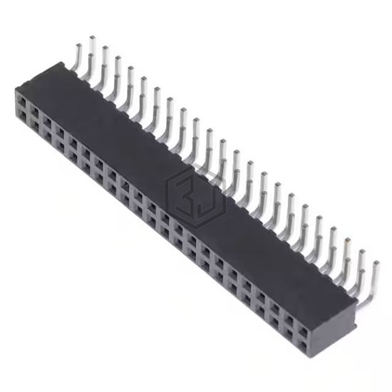 SQT-122-01-F-D-RA - Samtec Inc. - Rectangular Connectors - Headers, Receptacles, Female Sockets