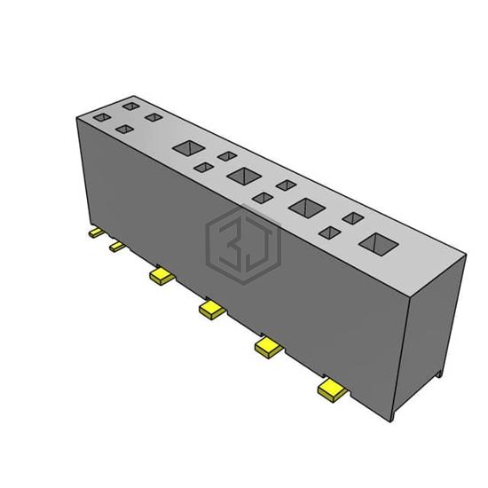 HPFC-102-02-L-D-04-LC - Samtec Inc. - Rectangular Connectors - Headers, Receptacles, Female Sockets