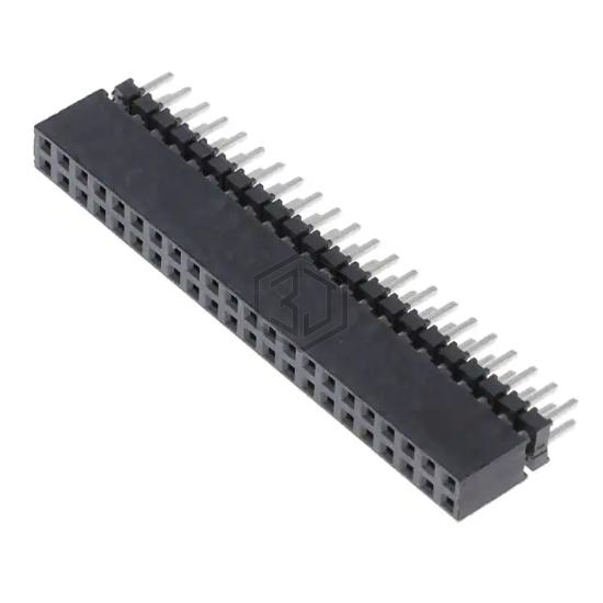 ESQT-122-03-L-D-335 - Samtec Inc. - Rectangular Connectors - Headers, Receptacles, Female Sockets