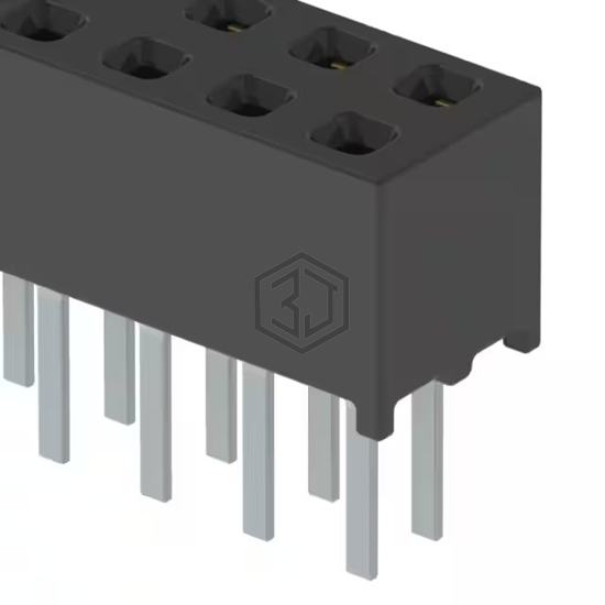 MMS-124-01-S-DV - Samtec Inc. - Rectangular Connectors - Headers, Receptacles, Female Sockets