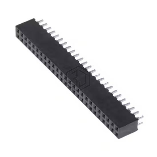 SQT-125-01-S-D - Samtec Inc. - Rectangular Connectors - Headers, Receptacles, Female Sockets