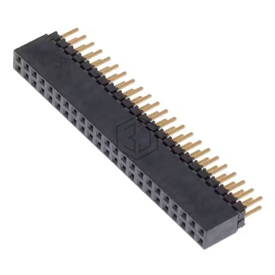ESQT-123-03-G-D-313 - Samtec Inc. - Rectangular Connectors - Headers, Receptacles, Female Sockets