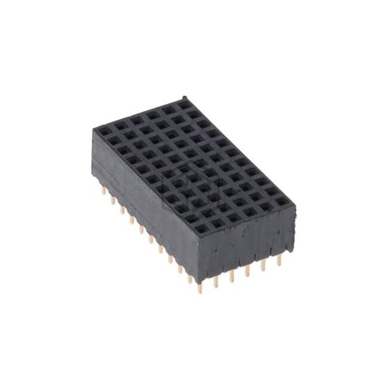 SQW-111-01-H-6 - Samtec Inc. - Rectangular Connectors - Headers, Receptacles, Female Sockets