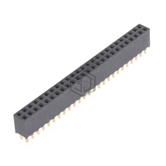 SQT-125-01-H-D - Samtec Inc. - Rectangular Connectors - Headers, Receptacles, Female Sockets