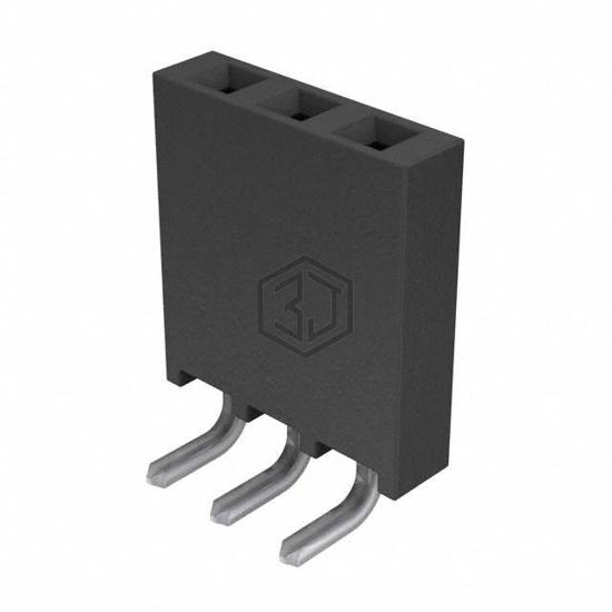 SSQ-103-02-T-S-RA - Samtec Inc. - Rectangular Connectors - Headers, Receptacles, Female Sockets