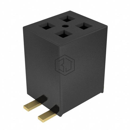 FLE-102-01-G-DV-TR - Samtec Inc. - Rectangular Connectors - Headers, Receptacles, Female Sockets