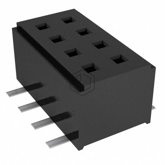 CLM-104-02-L-D-TR - Samtec Inc. - Rectangular Connectors - Headers, Receptacles, Female Sockets