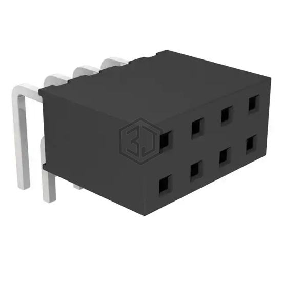 SQT-104-01-F-D-RA - Samtec Inc. - Rectangular Connectors - Headers, Receptacles, Female Sockets