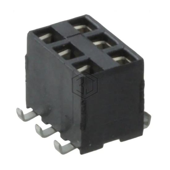 969973-3 - TE Connectivity AMP Connectors - Rectangular Connectors - Headers, Receptacles, Female Sockets