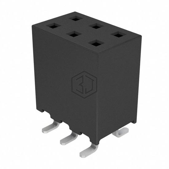 SQW-103-01-L-D-VS-001 - Samtec Inc. - Rectangular Connectors - Headers, Receptacles, Female Sockets
