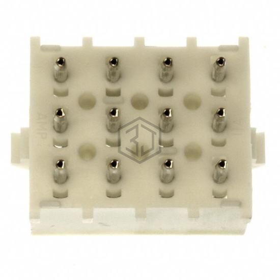 350836-1 - TE Connectivity AMP Connectors - Rectangular Connectors - Headers, Receptacles, Female Sockets