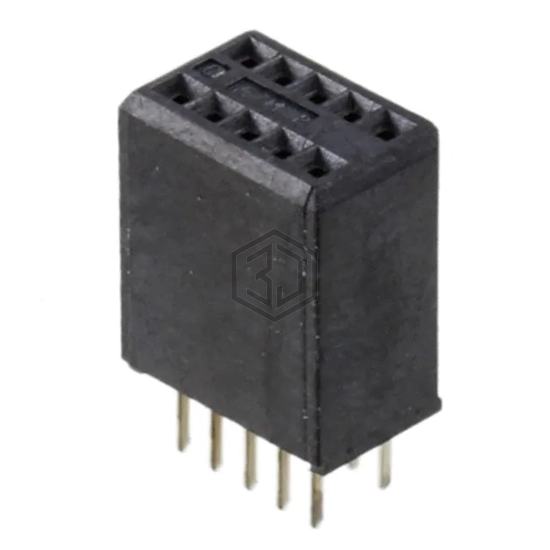 104078-3 - TE Connectivity AMP Connectors - Rectangular Connectors - Headers, Receptacles, Female Sockets