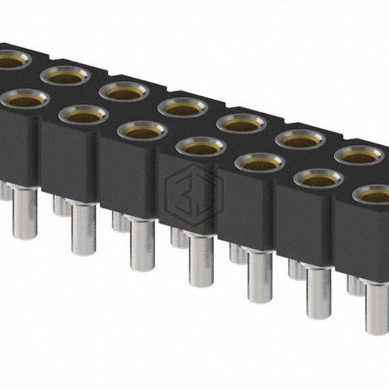 835-43-034-10-001000 - Mill-Max Manufacturing Corp. - Rectangular Connectors - Headers, Receptacles, Female Sockets