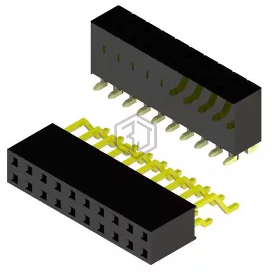 SSHSM-210-D-02-GT-V-TR-P-LF - Major League Electronics - Rectangular Connectors - Headers, Receptacles, Female Sockets