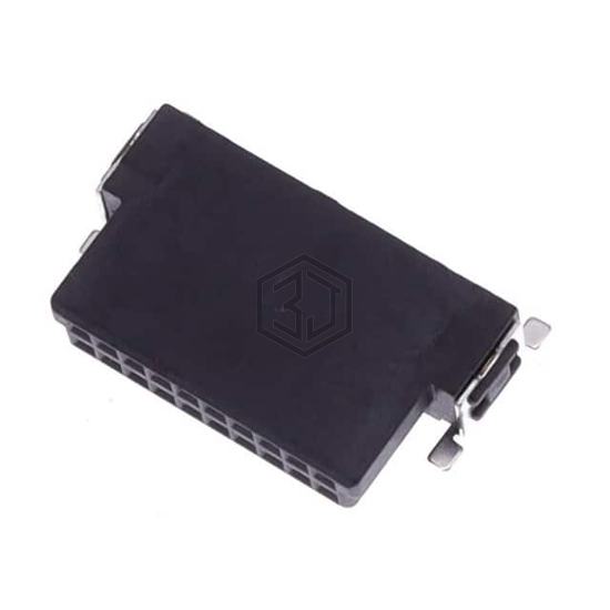 ESMC-F-20-SGR-SMT-T/R - Adam Tech - Rectangular Connectors - Headers, Receptacles, Female Sockets
