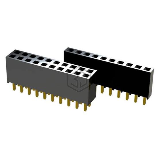 SSHQ-117-T-02-G-LF - Major League Electronics - Rectangular Connectors - Headers, Receptacles, Female Sockets
