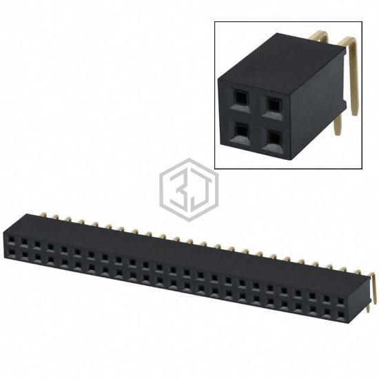 PPPC252LJBN-RC - Sullins Connector Solutions - Rectangular Connectors - Headers, Receptacles, Female Sockets