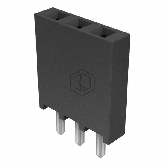 SSQ-103-01-F-S - Samtec Inc. - Rectangular Connectors - Headers, Receptacles, Female Sockets