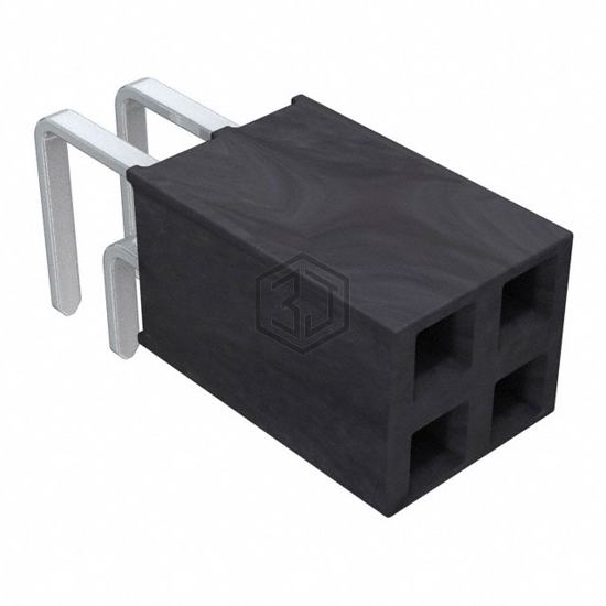 SSW-102-02-T-D-RA - Samtec Inc. - Rectangular Connectors - Headers, Receptacles, Female Sockets