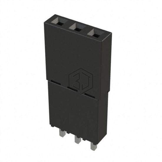 ESQ-103-33-T-S - Samtec Inc. - Rectangular Connectors - Headers, Receptacles, Female Sockets