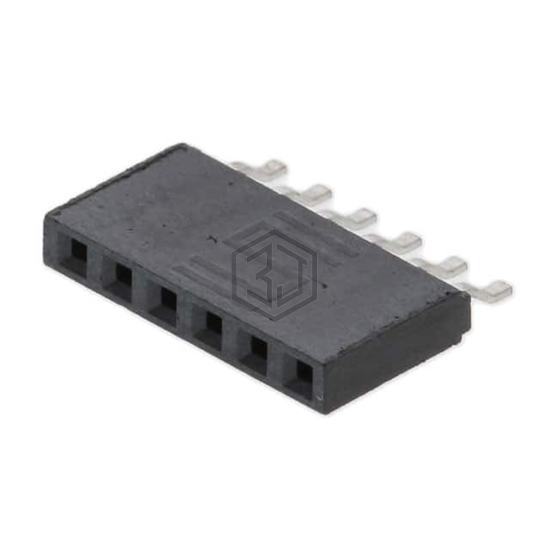 SMH-106-02-T-S - Samtec Inc. - Rectangular Connectors - Headers, Receptacles, Female Sockets