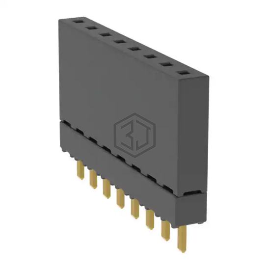ESW-108-12-G-S - Samtec Inc. - Rectangular Connectors - Headers, Receptacles, Female Sockets