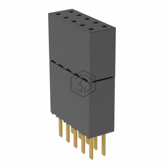 ESW-105-44-G-D - Samtec Inc. - Rectangular Connectors - Headers, Receptacles, Female Sockets
