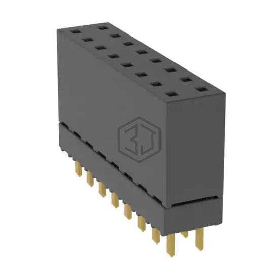 ESW-108-12-G-D - Samtec Inc. - Rectangular Connectors - Headers, Receptacles, Female Sockets