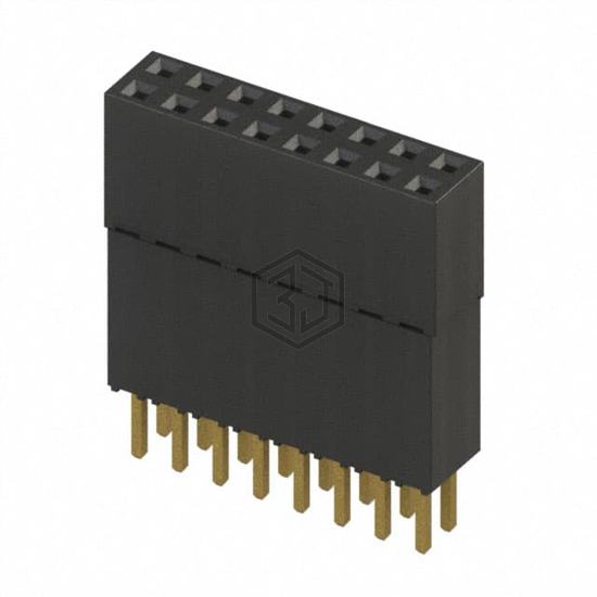ESQ-108-44-G-D - Samtec Inc. - Rectangular Connectors - Headers, Receptacles, Female Sockets