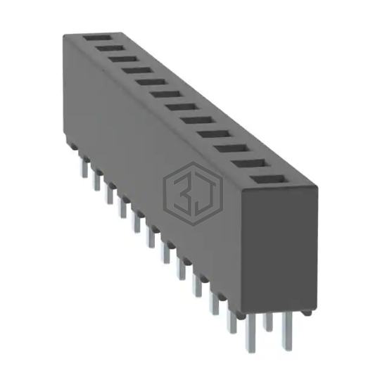 HPF-12-01-T-S - Samtec Inc. - Rectangular Connectors - Headers, Receptacles, Female Sockets