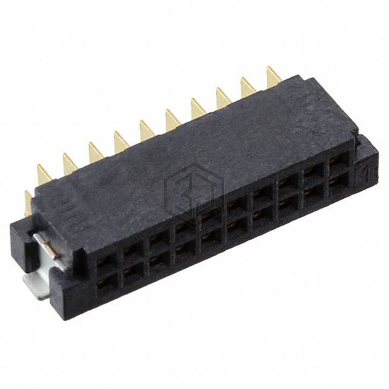 SFMH-110-02-L-D-WT - Samtec Inc. - Rectangular Connectors - Headers, Receptacles, Female Sockets