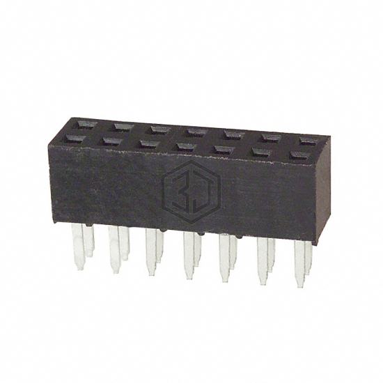 25641401RP2 - NorComp Inc. - Rectangular Connectors - Headers, Receptacles, Female Sockets