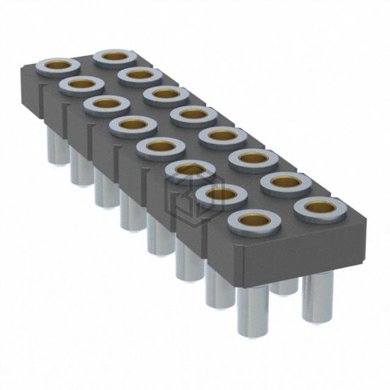415-47-216-41-004000 - Mill-Max Manufacturing Corp. - Rectangular Connectors - Headers, Receptacles, Female Sockets