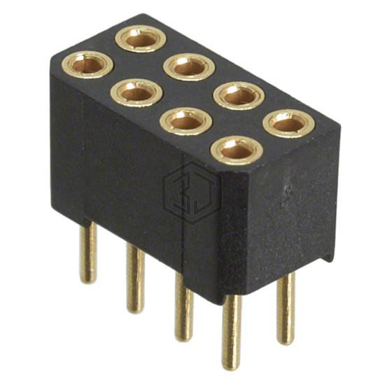 833-13-008-10-002000 - Mill-Max Manufacturing Corp. - Rectangular Connectors - Headers, Receptacles, Female Sockets