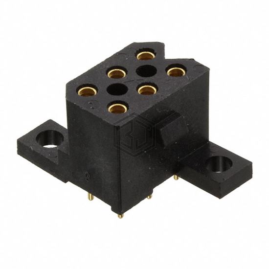 SMS6GE3 - Souriau-Sunbank by Eaton - Rectangular Connectors - Headers, Receptacles, Female Sockets