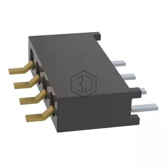 MMS-104-02-L-SH-TR - Samtec Inc. - Rectangular Connectors - Headers, Receptacles, Female Sockets