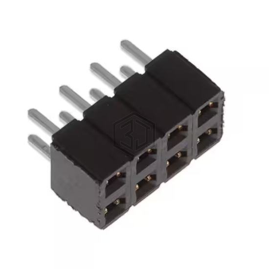 SLW-104-01-L-D - Samtec Inc. - Rectangular Connectors - Headers, Receptacles, Female Sockets