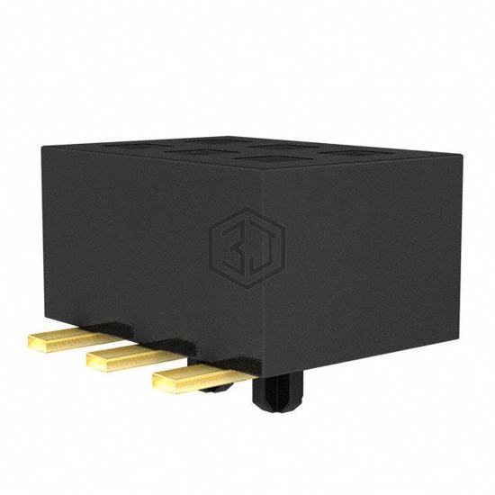 CLP-103-02-G-D-A - Samtec Inc. - Rectangular Connectors - Headers, Receptacles, Female Sockets