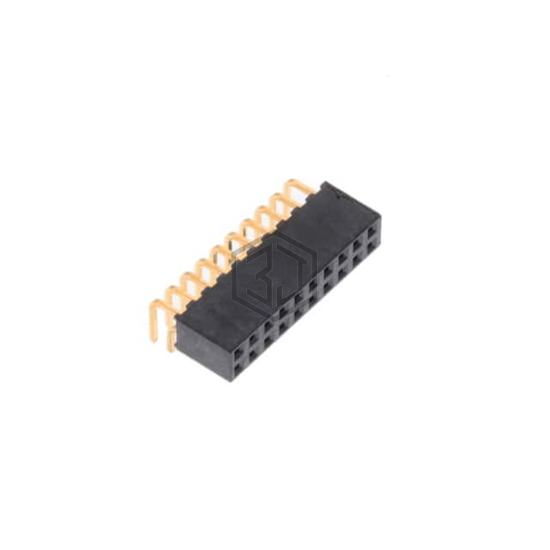SQT-110-01-G-D-RA - Samtec Inc. - Rectangular Connectors - Headers, Receptacles, Female Sockets