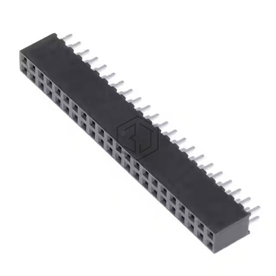 SQT-122-01-F-D - Samtec Inc. - Rectangular Connectors - Headers, Receptacles, Female Sockets
