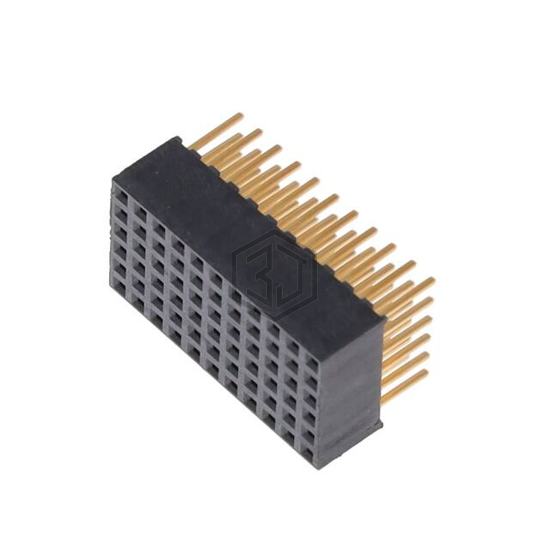 SQT-111-03-H-6 - Samtec Inc. - Rectangular Connectors - Headers, Receptacles, Female Sockets