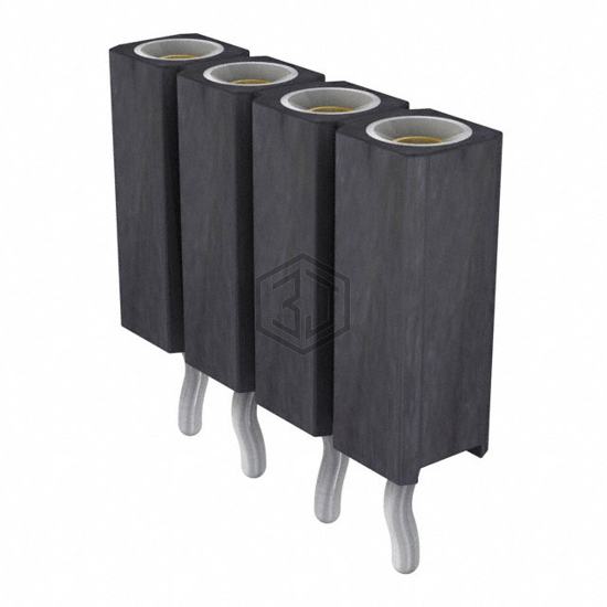 801-83-004-10-173101 - Preci-Dip - Rectangular Connectors - Headers, Receptacles, Female Sockets