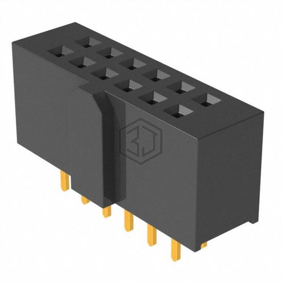 SFH11-PBPC-D06-ST-BK - Sullins Connector Solutions - Rectangular Connectors - Headers, Receptacles, Female Sockets