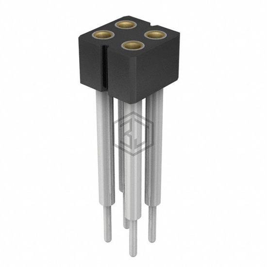 833-87-004-10-453101 - Preci-Dip - Rectangular Connectors - Headers, Receptacles, Female Sockets