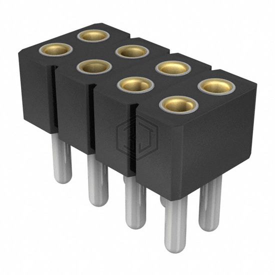 833-87-008-10-273101 - Preci-Dip - Rectangular Connectors - Headers, Receptacles, Female Sockets