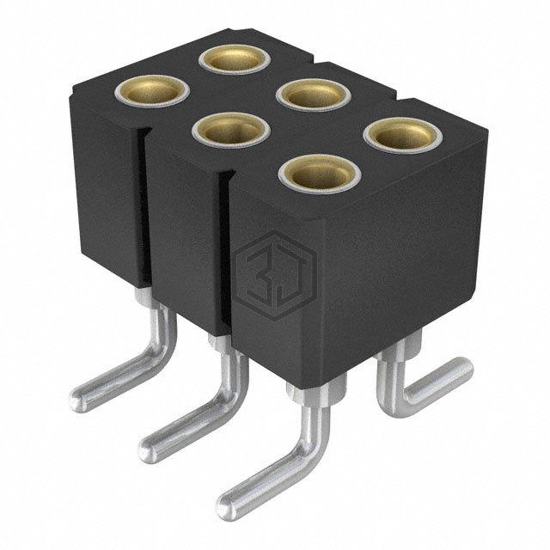 833-87-006-30-001191 - Preci-Dip - Rectangular Connectors - Headers, Receptacles, Female Sockets
