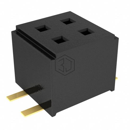 CLM-102-02-G-D - Samtec Inc. - Rectangular Connectors - Headers, Receptacles, Female Sockets